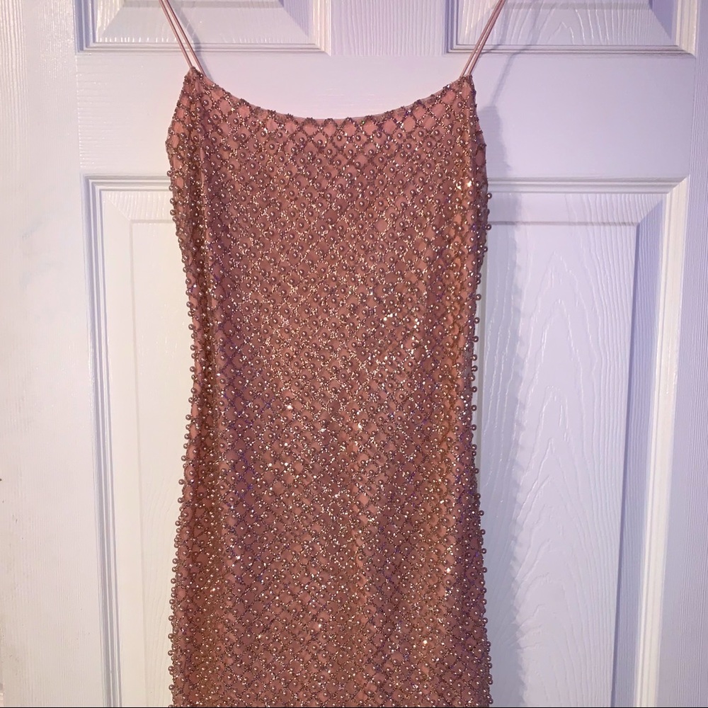 Pink bedazzled dress